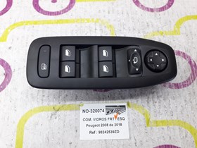 Comando de Vidros Frt / Esq Peugeot 2008 de 2018 - Ref OEM :  98242539ZD